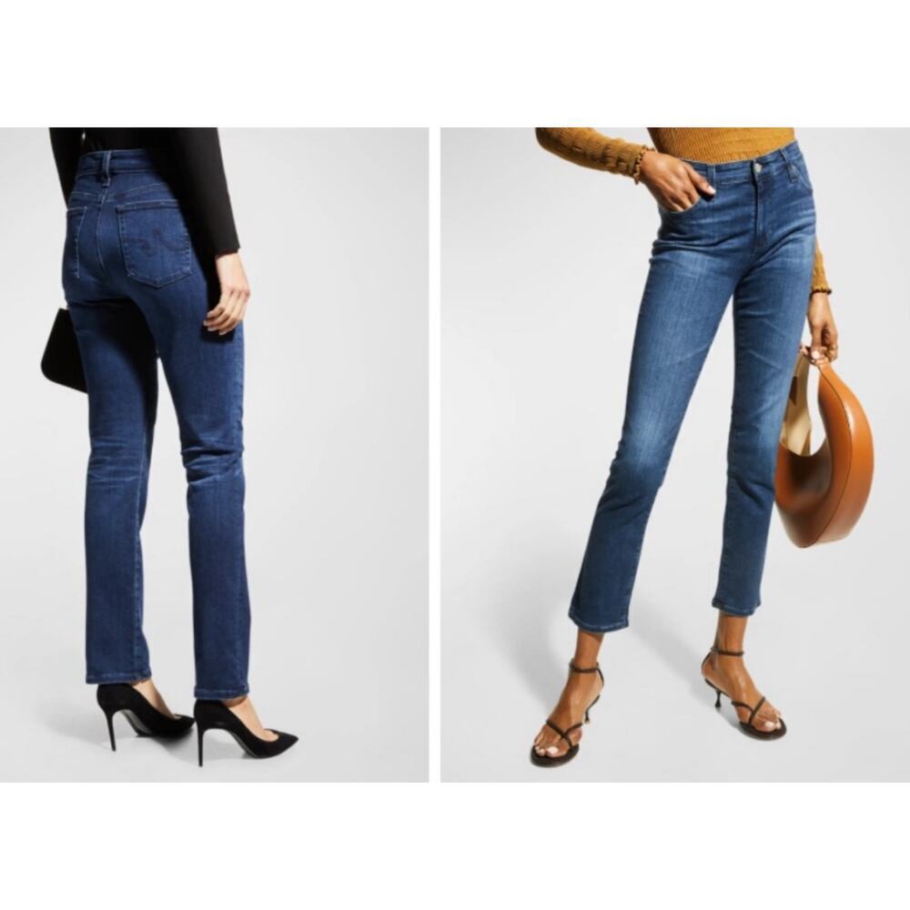 AG Adriano Goldschmied Mari High Rise Slim Straight Jeans Women’s Size 27 EUC - Picture 5 of 14